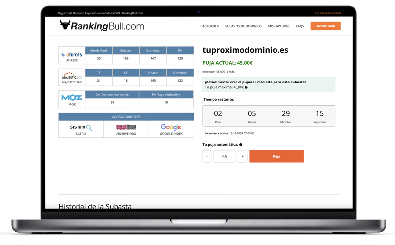 Comprar Dominios Caducados